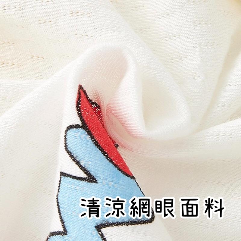 [現貨]兒童夏季網眼短袖上衣 小童純棉洞洞衣 速乾上衣T恤-細節圖4
