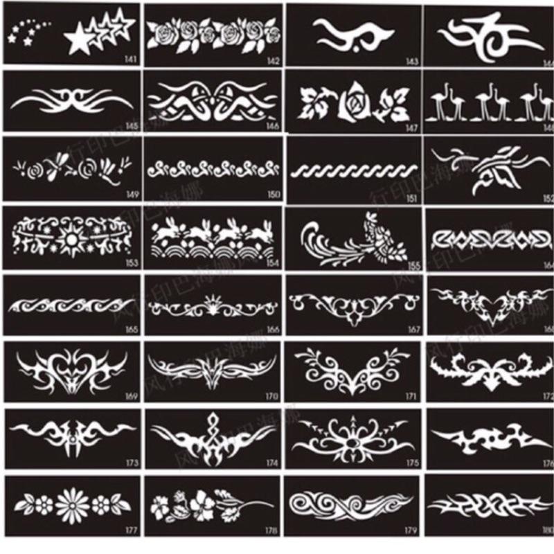 [現貨]手臂圖型紋身膏模板-細節圖3