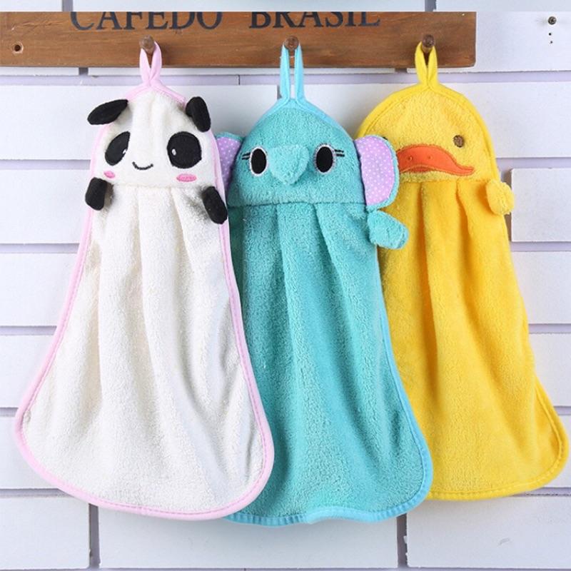 [現貨]可愛掛式超强吸水加厚珊瑚绒擦手巾 小贈品 小禮物-細節圖3