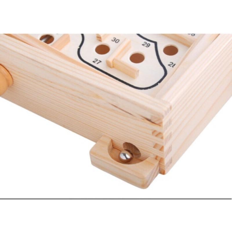 [現貨]木製36關滾珠迷宮平衡玩具-細節圖5