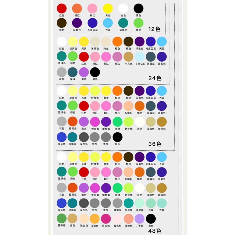 [現貨]兒童多用途DIY彩色筆12色/24色/36色/48色 丙烯馬克筆 估卡筆 麥克筆 玻璃彩繪 帆布彩繪 石頭彩繪-細節圖9