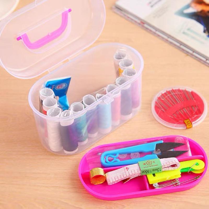 [現貨]針線盒（10件組）縫補工具 10色棉線-細節圖8