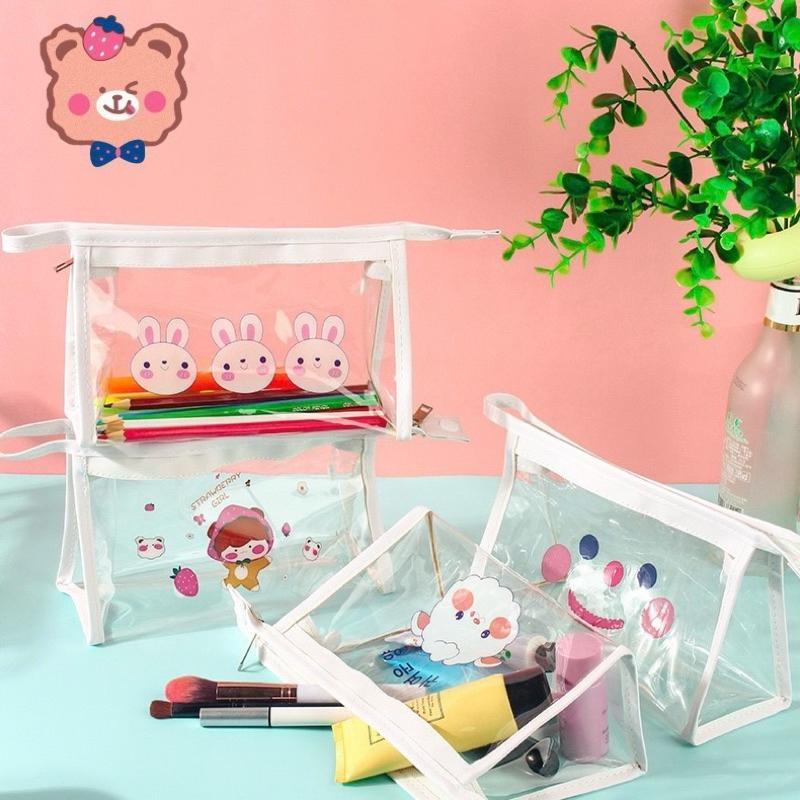 [現貨]pvc透明筆袋 化妝品收納包 飾品收納袋-細節圖8