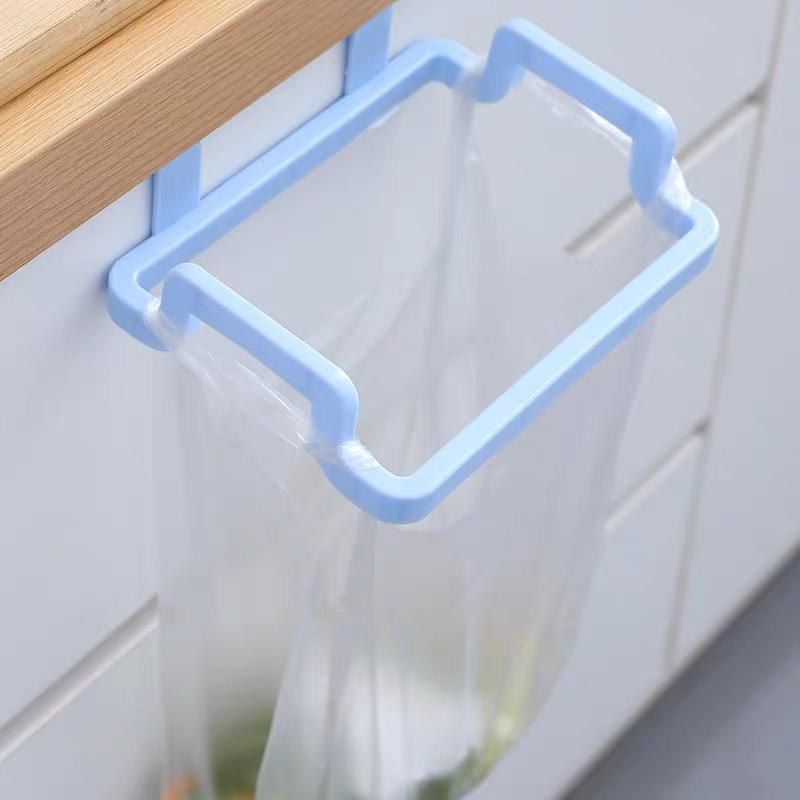 [現貨]廚房垃圾袋架 櫥櫃門後抹布架 垃圾收納掛架-細節圖4