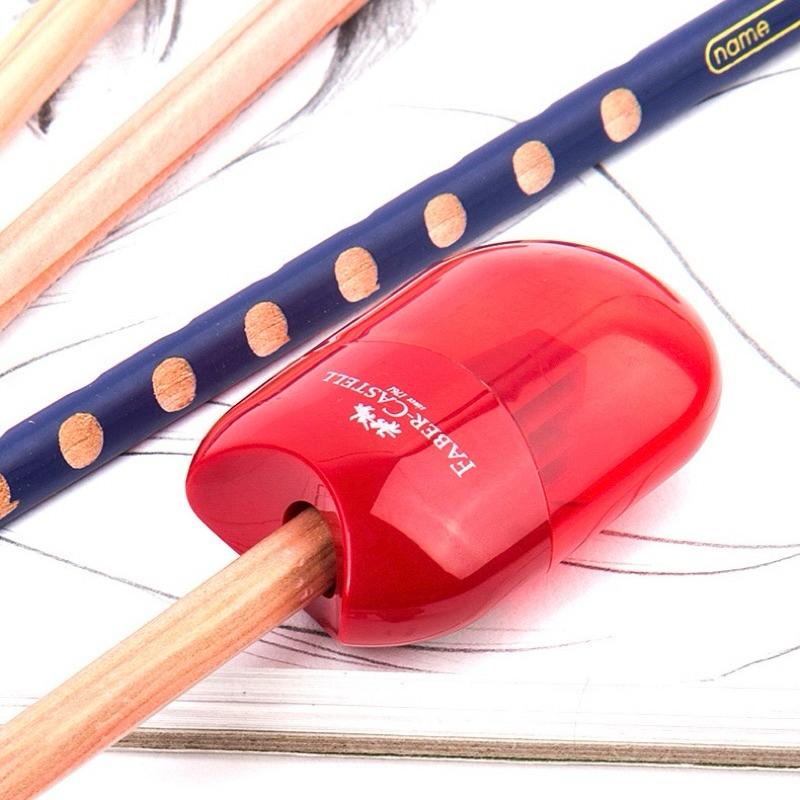 [現貨]雙孔削鉛筆器 大小通吃手動削鉛筆機 小學生粗桿削筆器-細節圖4