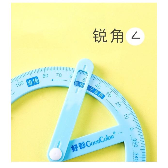 [現貨]小學生活動量角器 角度的認識演示教具 量角尺 活動角-細節圖5