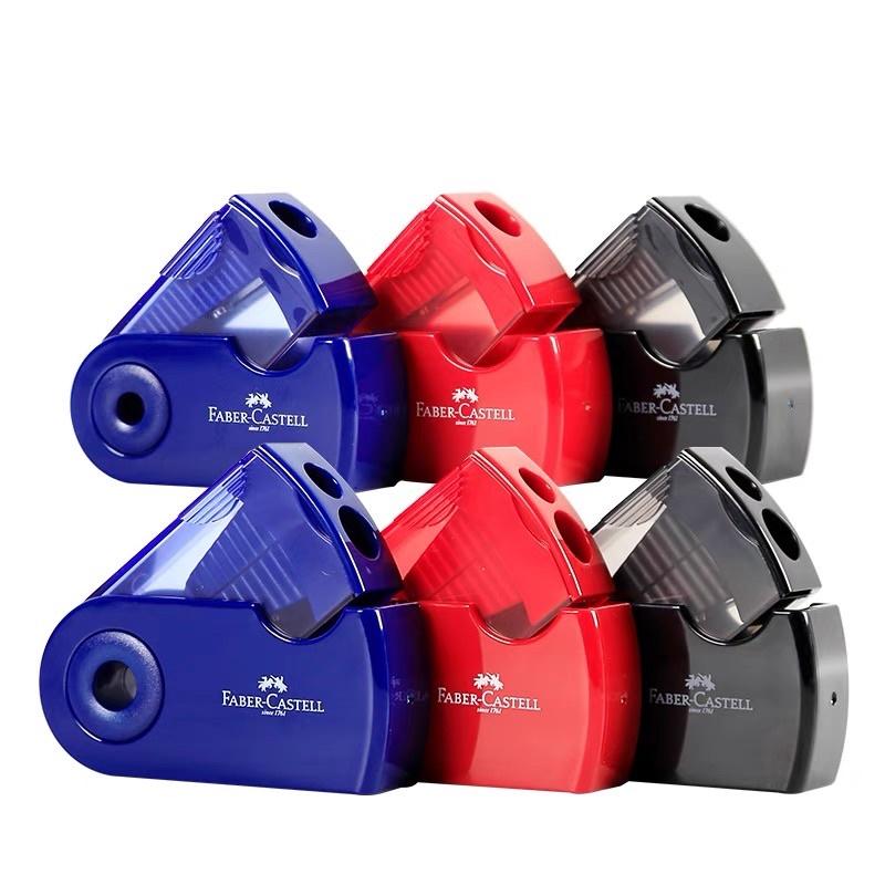 [現貨]小學生輕便攜帶式雙孔削鉛筆機 大小通吃手動削鉛筆器 粗桿削筆器-細節圖2