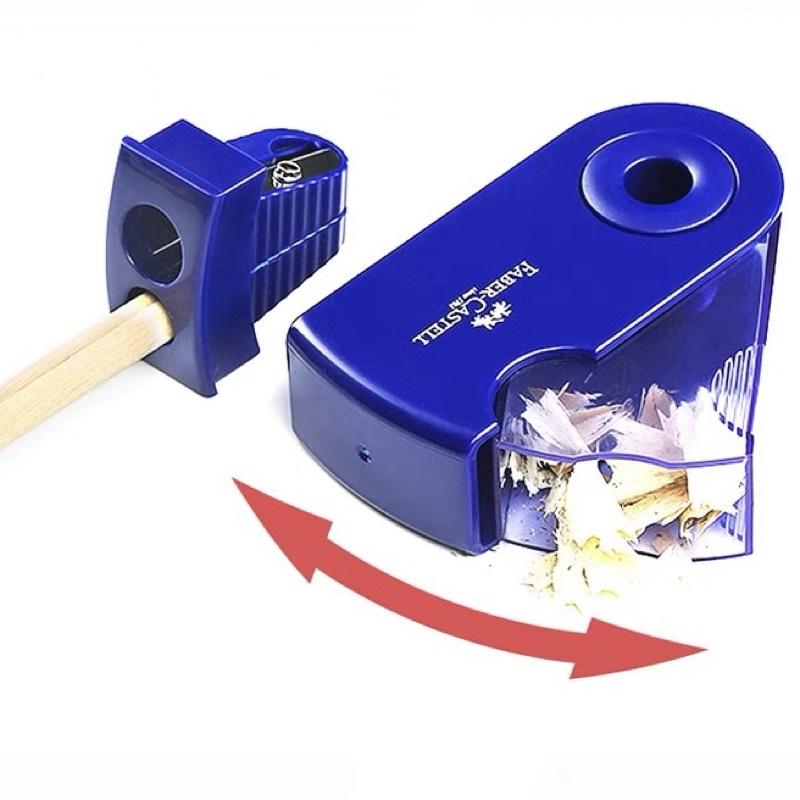 [現貨]小學生輕便攜帶式雙孔削鉛筆機 大小通吃手動削鉛筆器 粗桿削筆器-細節圖4