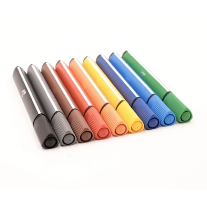 [現貨]兒童盒裝粗三角可水洗彩色筆(12/24/36色）環保彩繪粗三角筆-細節圖7