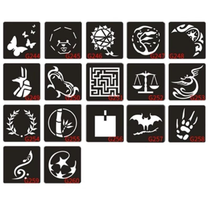 [現貨]小圖紋身膏模板-細節圖6