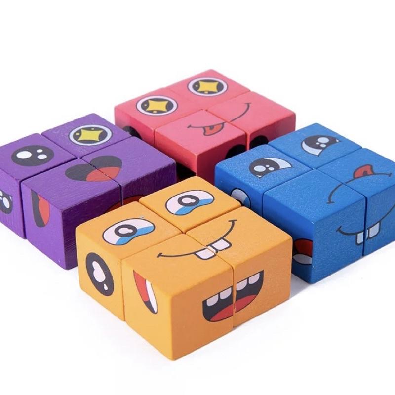 [現貨]趣味表情變臉魔方鐵盒裝  益智遊戲-細節圖5