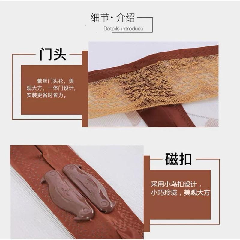 [現貨]防蚊沙門 磁性門簾 磁條加密沙門 透氣紗網門窗-細節圖4