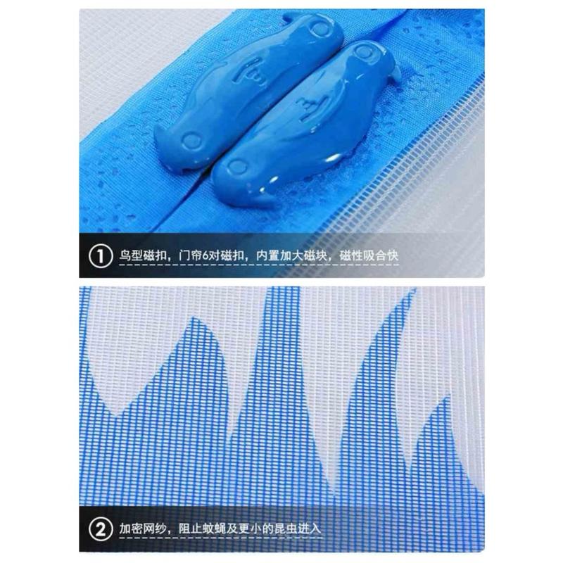 [現貨]防蚊沙門 磁性門簾 磁條加密沙門 透氣紗網門窗-細節圖6