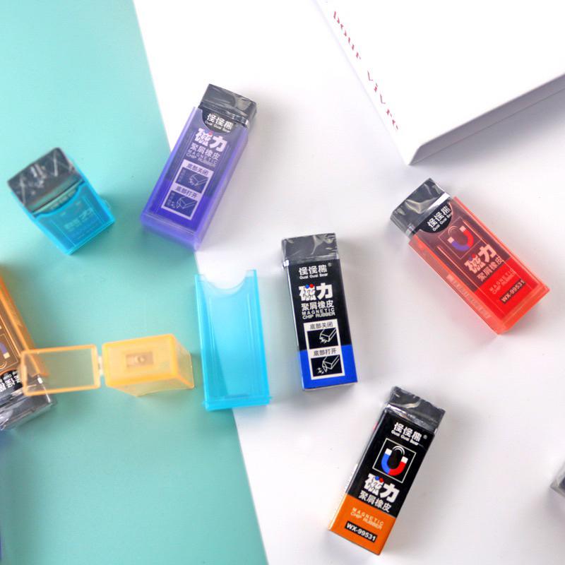 [現貨]磁力橡皮擦（2入）磁力聚屑橡皮擦-細節圖5