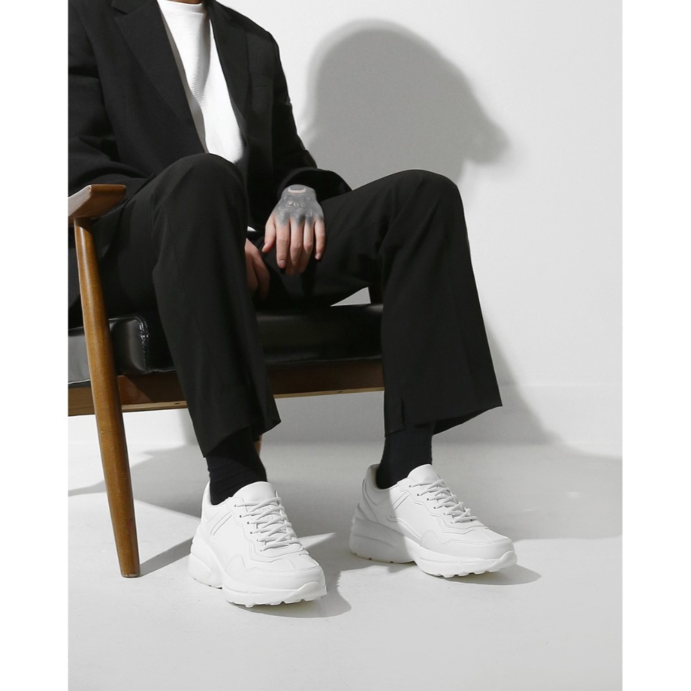 VOS AMO韓國嚴選男裝-韓國熱銷百搭款自然增高+6cm輕量休閒男鞋-細節圖3