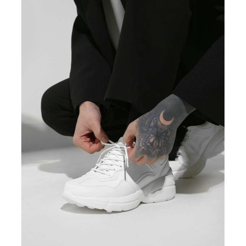 VOS AMO韓國嚴選男裝-韓國熱銷百搭款自然增高+6cm輕量休閒男鞋-細節圖4