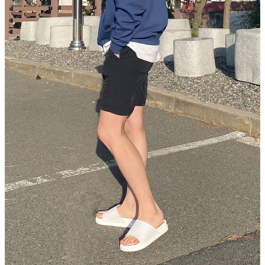 VOS AMO韓國嚴選單品-韓國製新款純色皮革透氣+3cm拖鞋(2色)-細節圖7