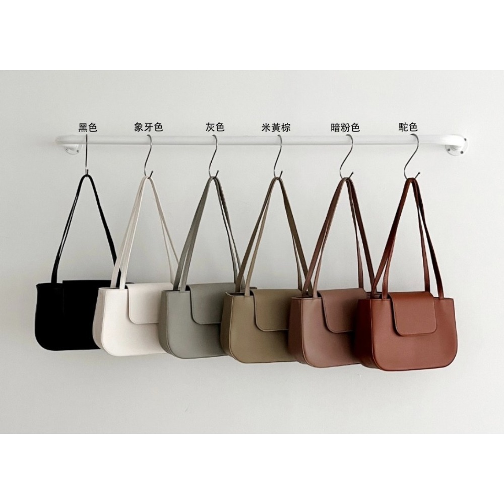 VOS AMO韓國嚴選流行女包-韓國熱銷款純色翻蓋皮革單肩包(6色)-細節圖8