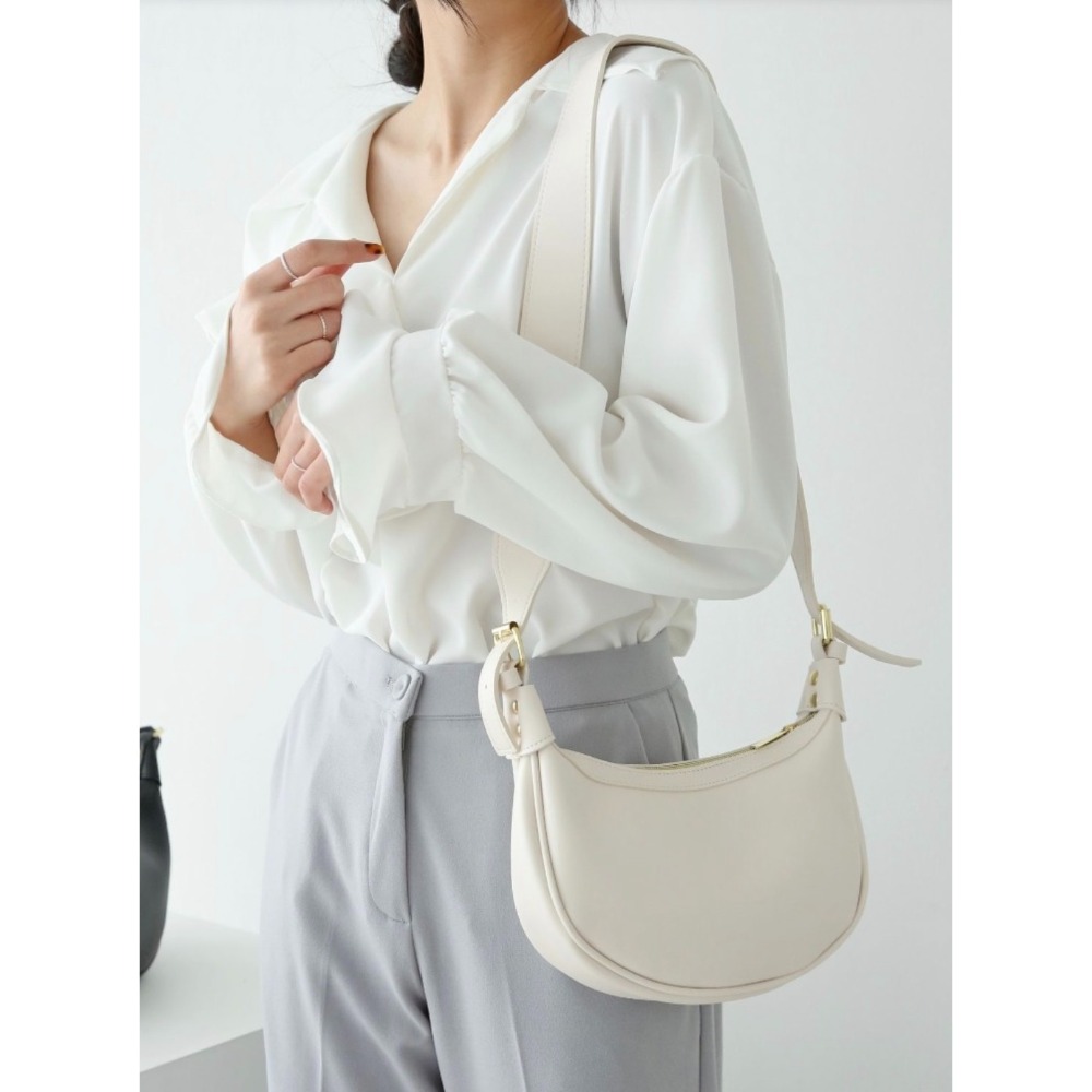 VOS AMO韓國嚴選流行女包-韓國熱銷款R1001皮革純色單肩包(3色)-細節圖6