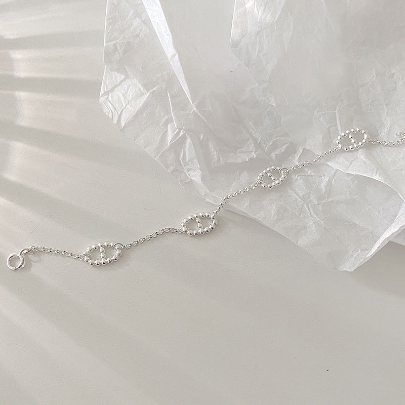 現貨【23.𝙨𝙩𝙪𝙙𝙞𝙤】 925純銀豬鼻子手鍊 經典熱賣款🔥BB03-細節圖4