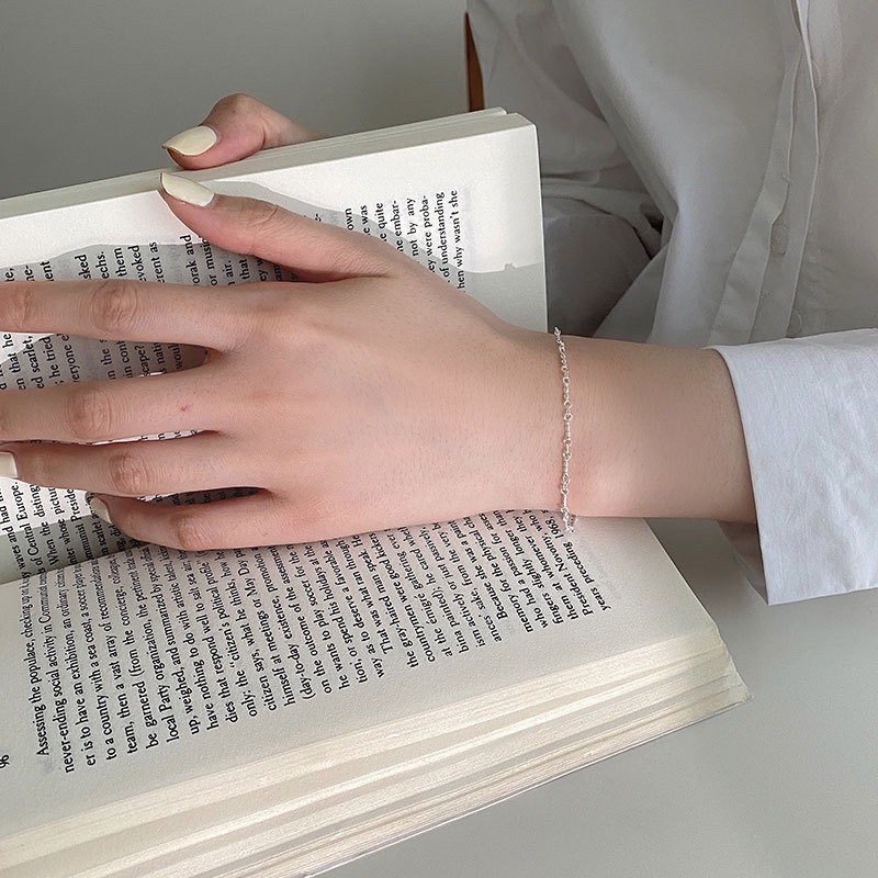 預購【23.𝙨𝙩𝙪𝙙𝙞𝙤】925純銀螺旋手鍊亮銀色簡約設計BB06-細節圖4