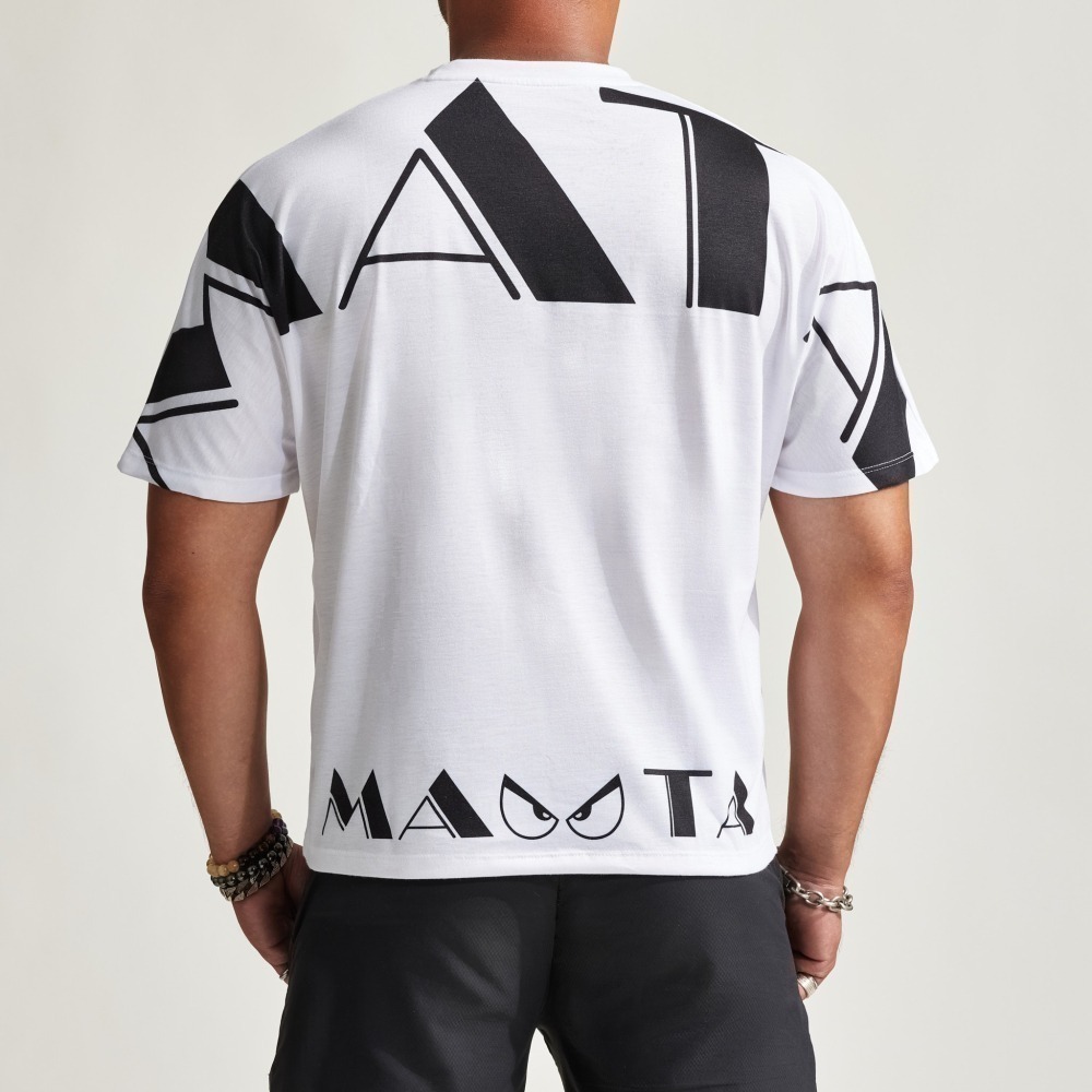 【MATA首發系列 - 野獸Maxi跨肩短T】T恤 TShirt OVERSIZE 5分袖 男T-細節圖2