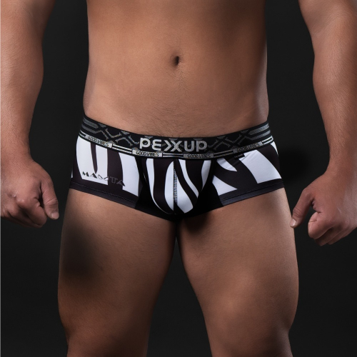 PEXUP X MATA - 斑馬紋 Zebra stripes 短四角內褲