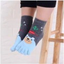 兒童全棉中筒五指襪卡通款 小童五指襪 中筒3-7-12歲-規格圖5
