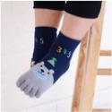 兒童全棉中筒五指襪卡通款 小童五指襪 中筒3-7-12歲-規格圖5