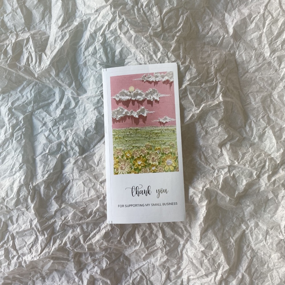 花草油畫(5*10cm)