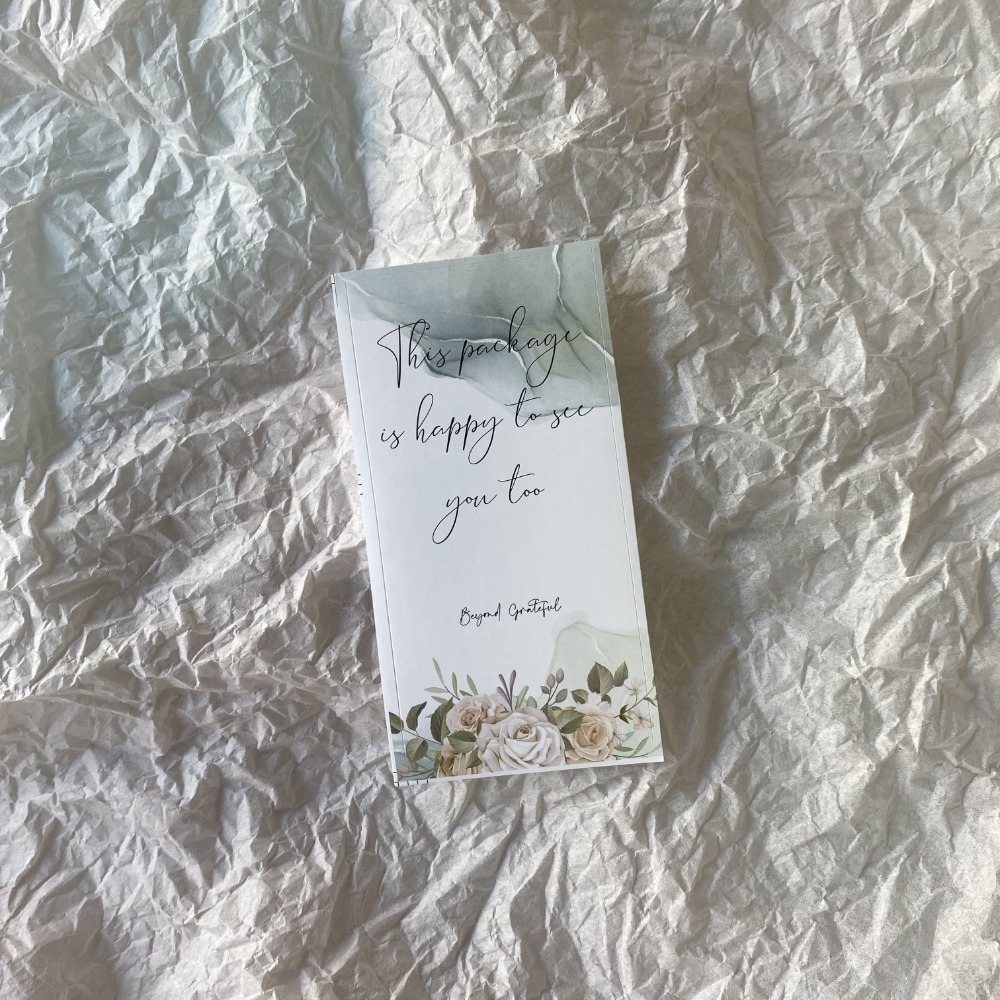 綠色花卉(5*10cm)