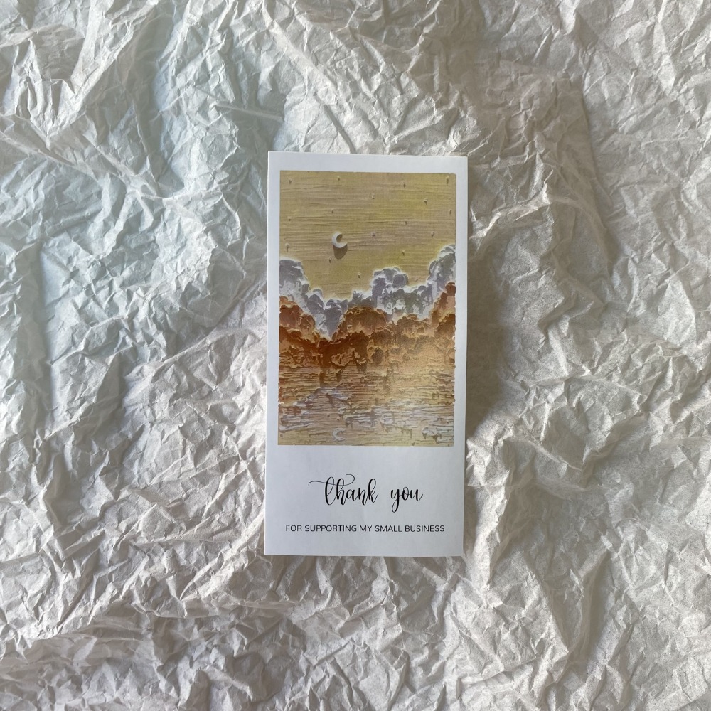 暖橘油畫(5*10cm)