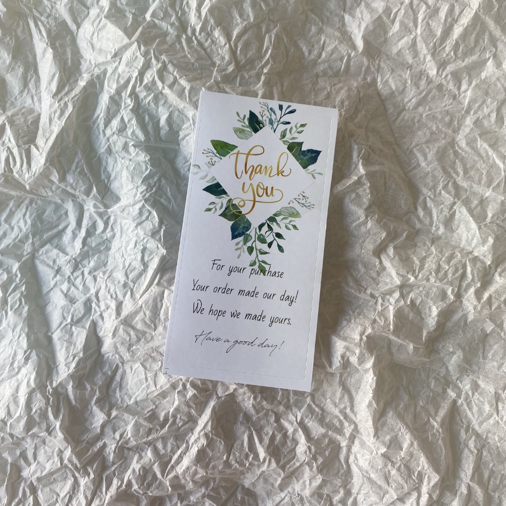 【台灣現貨多款】包裝貼紙 長條貼紙 封口貼紙 封口貼 紙盒貼紙 感謝貼紙 禮品包裝 門外貓-規格圖8