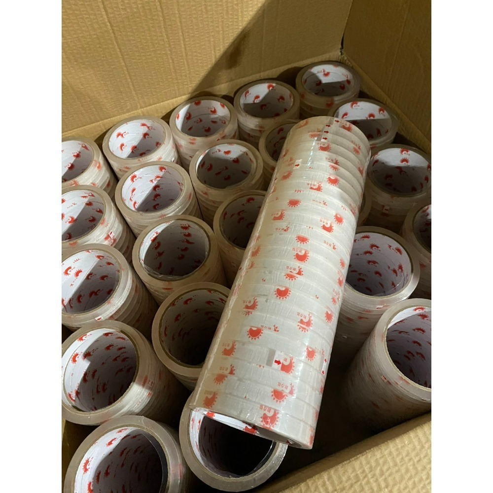 【台灣現貨💯貓編激推】特黏膠帶 韌易拉膠帶 高黏性透明膠帶 48mm*90y OPP膠帶 封箱膠帶 包材 膠帶 門外貓-細節圖4