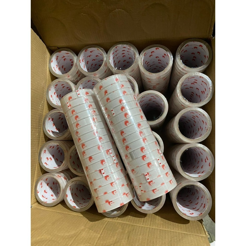 【台灣現貨💯貓編激推】特黏膠帶 韌易拉膠帶 高黏性透明膠帶 48mm*90y OPP膠帶 封箱膠帶 包材 膠帶 門外貓-細節圖5