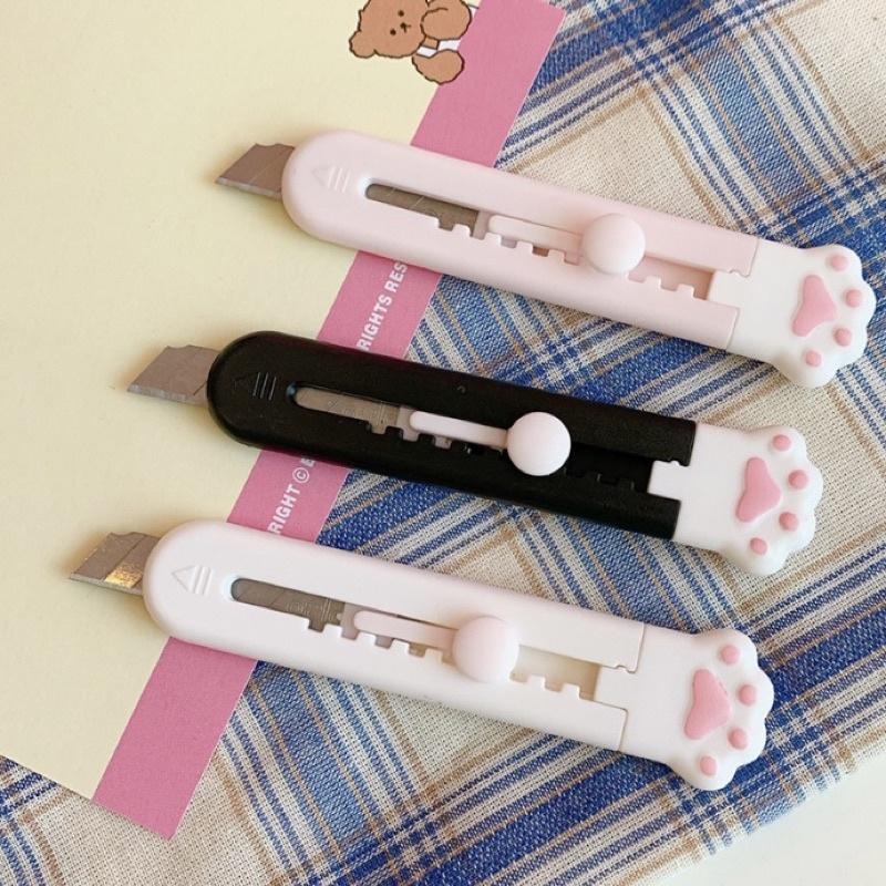 【台灣現貨】貓爪造型美工刀 迷你美工刀 貓掌美工刀 可愛貓爪造型 文具 門外貓-細節圖5