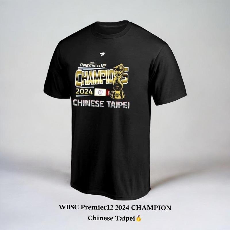 限量日本12強冠軍爭霸賽𝟐𝟎𝟐𝟒 𝐂𝐇𝐀𝐌𝐏𝐈𝐎𝐍 𝐂𝐡𝐢𝐧𝐞𝐬𝐞 𝐓𝐚𝐢𝐩𝐞𝐢 台灣冠軍紀念T恤上衣 L一件出清-細節圖7