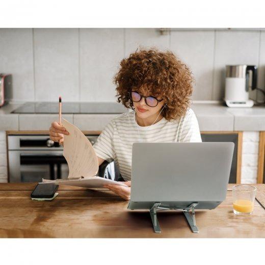 日本sonic舒適便攜式筆記型電腦支架附收納盒 抬高視線改善您的坐姿-細節圖7