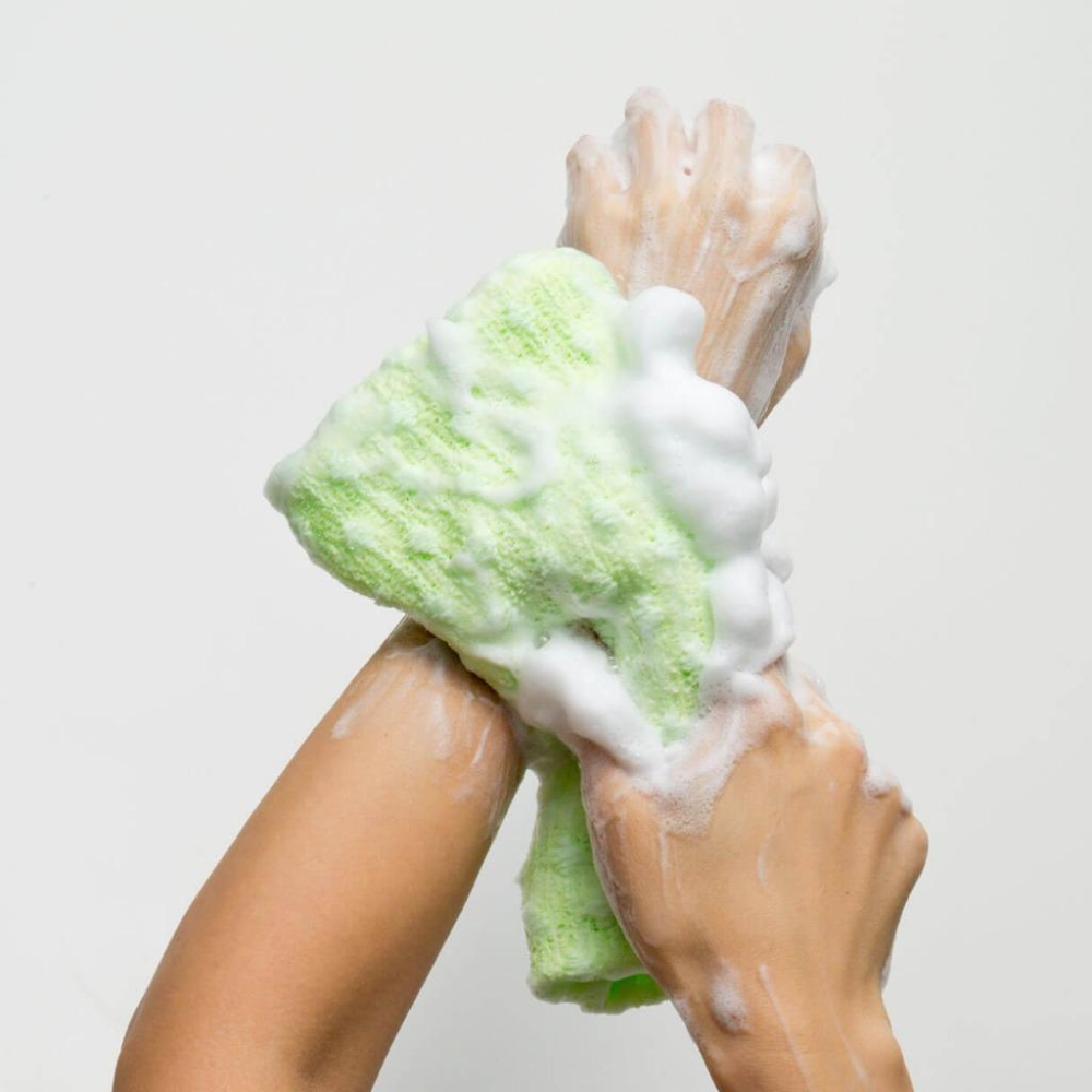 日貨空運|日本製Marna 動物毛巾搓澡巾浴巾澡巾鱷魚圖案硬質背面清洗好輕鬆身體毛巾-細節圖7