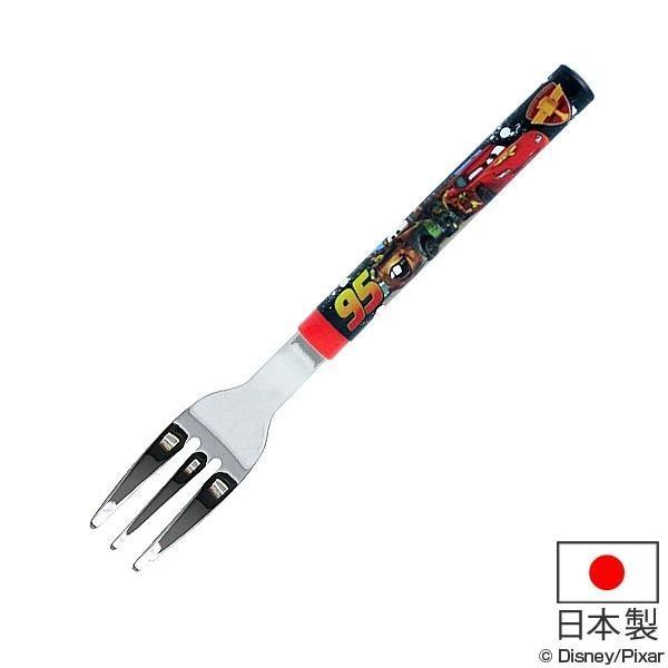 日貨特價|日本製日本迪士尼閃電麥坤幼童餐具組叉子湯匙-細節圖2