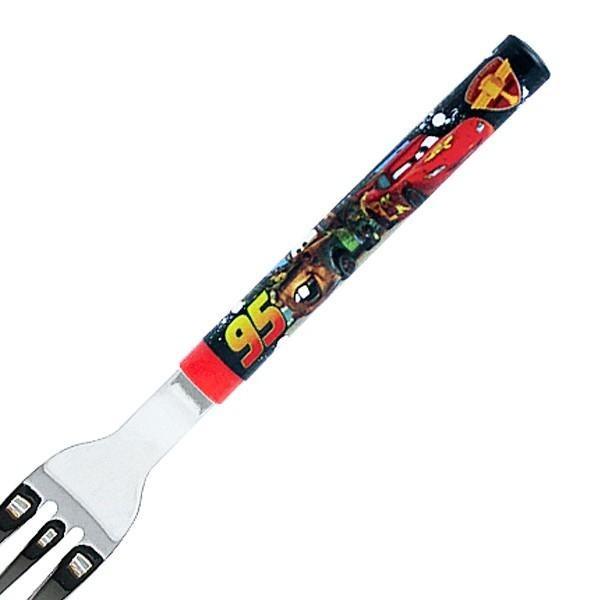 日貨特價|日本製日本迪士尼閃電麥坤幼童餐具組叉子湯匙-細節圖4