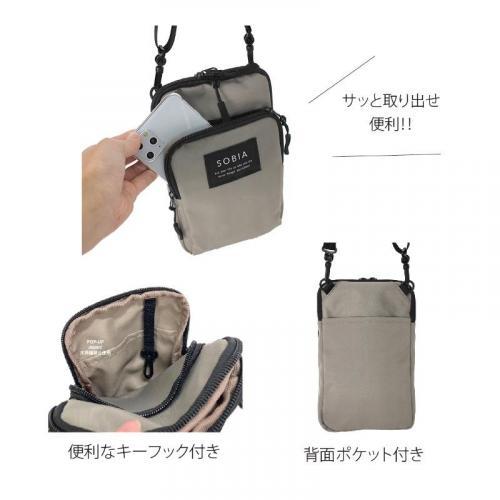 日貨空運*日本 ZOZOTOWN 熱銷推薦日本正流行防潑水智能手機單肩包側背包-細節圖3