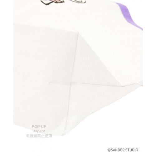 日貨空運-日本SUNDER STUDIO公益聯名～插畫折疊二用購物袋-細節圖6