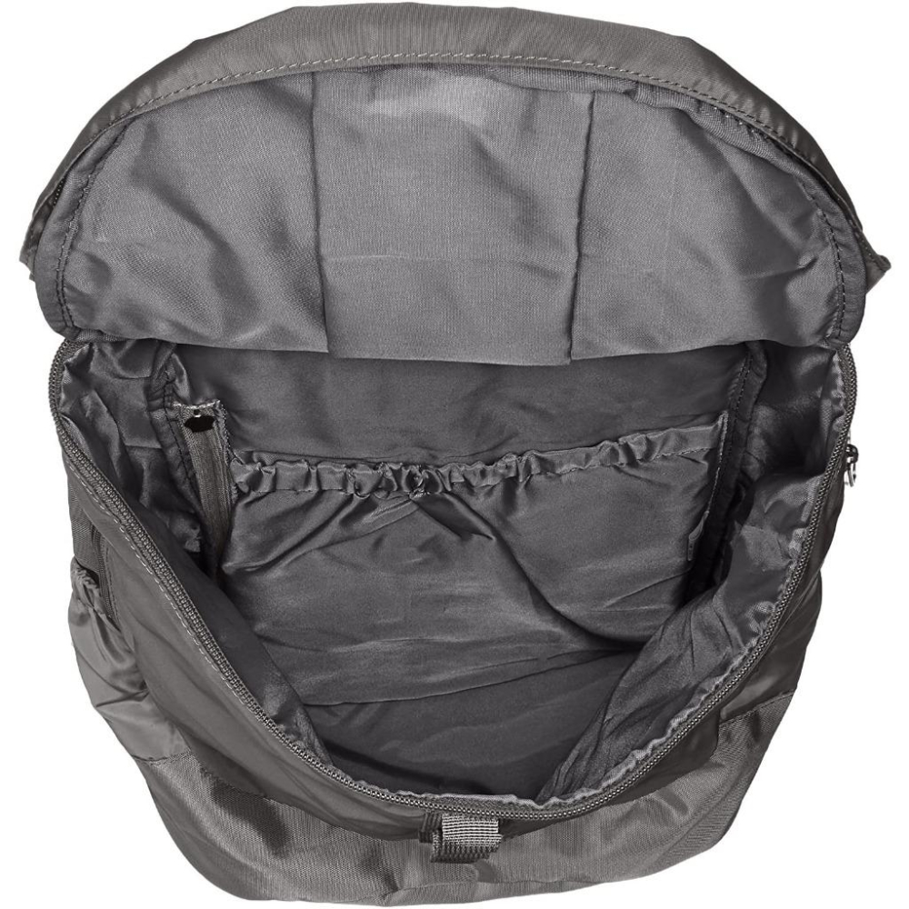 日貨空運-日本樂天高密度尼龍刺繡LOGO後背包日用包 灰色 男女適用-細節圖5