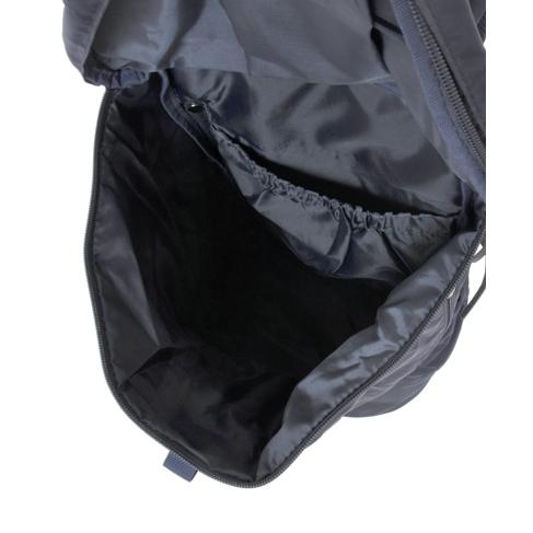 日貨空運-日本樂天高密度尼龍刺繡LOGO後背包日用包 灰色 男女適用-細節圖6