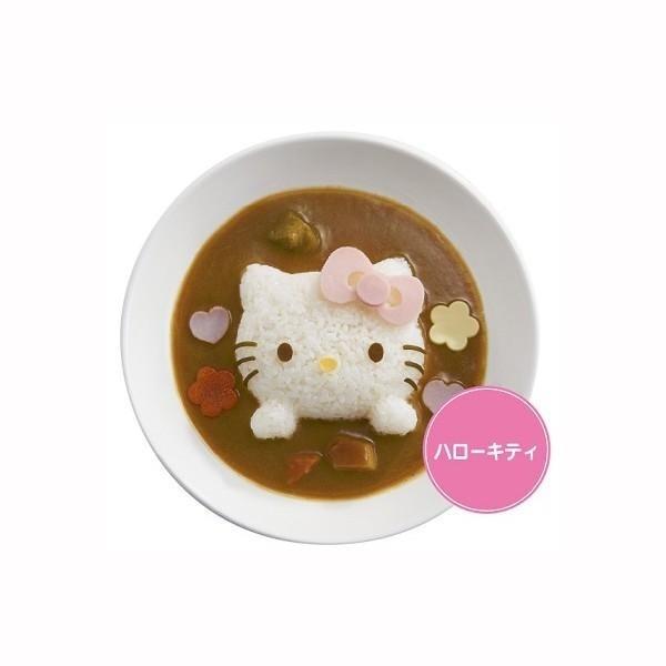 日貨特價*日本製OSK HKitty裝飾 卡通飯模組 咖哩飯模 造型模具 飯糰模具 壓飯器 便當模具 兒童便當 露營-細節圖3