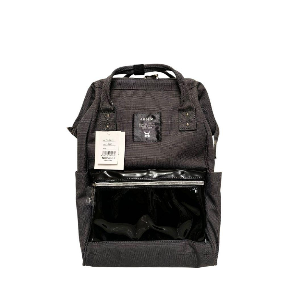 日本空運現貨|日本樂天大開口大容量牛津布後背包日用包 鐵灰色搭前黑膠口袋 兩種尺寸男女適用 日本正品-細節圖2