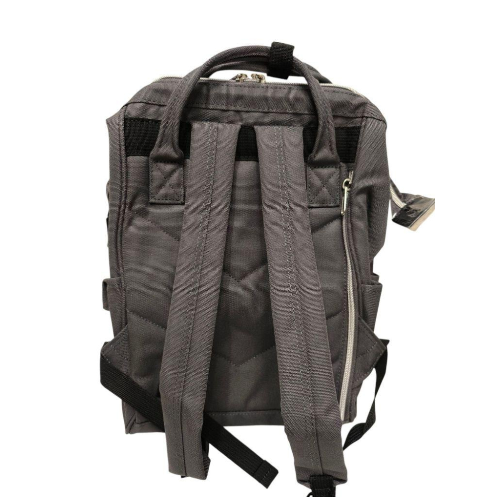 日本空運現貨|日本樂天大開口大容量牛津布後背包日用包 鐵灰色搭前黑膠口袋 兩種尺寸男女適用 日本正品-細節圖8