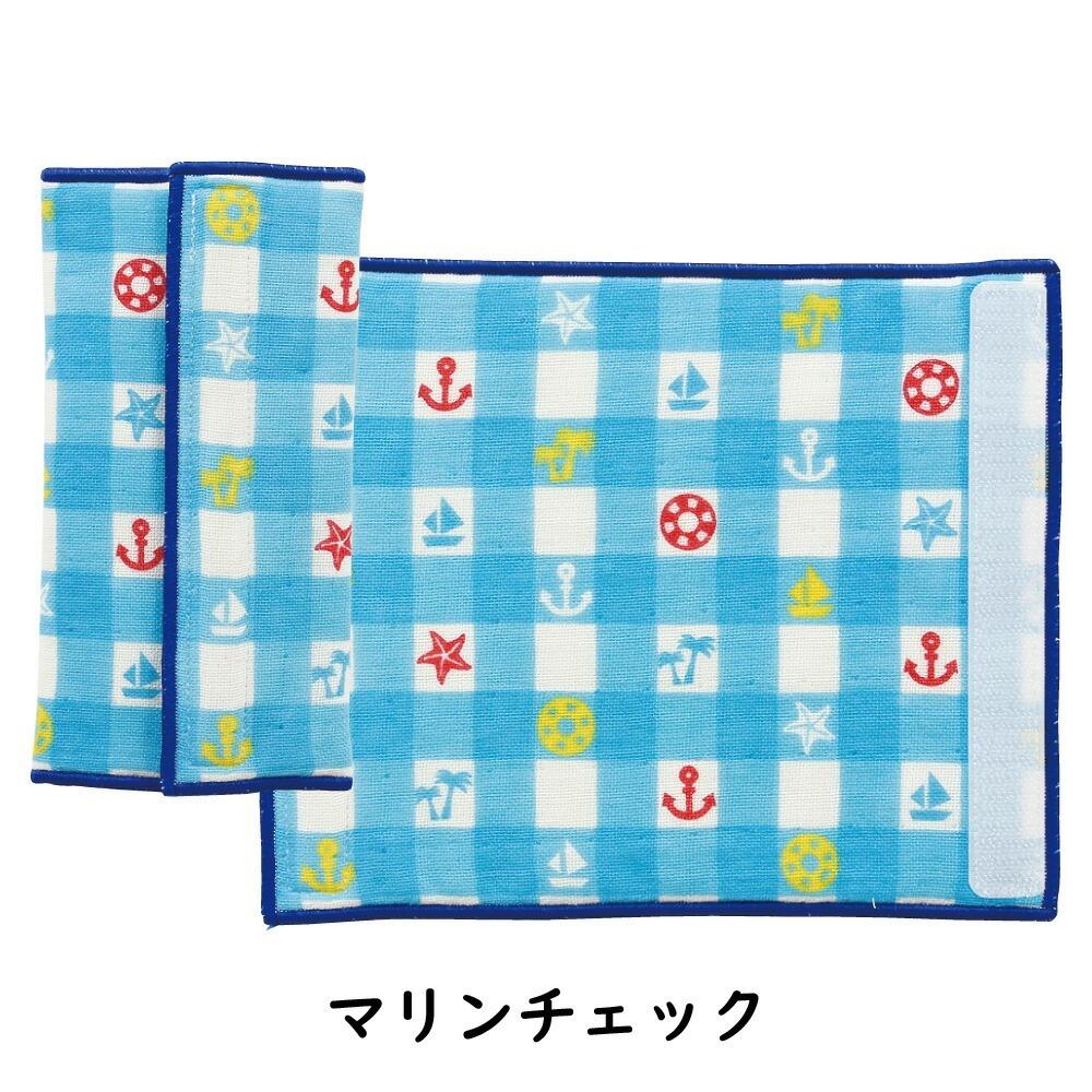 [現貨特價]日本製綿紗黏貼式口水巾 (二入) 揹巾、嬰兒車揹帶、汽座揹帶使用)-細節圖7