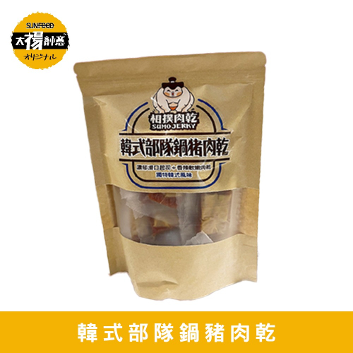 【太禓食品】相撲肉乾特級韓式風味部隊鍋豬肉乾200g/包